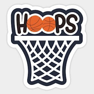 Hoops in ring Sticker